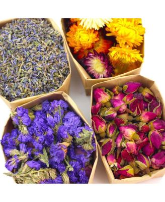 9 bags Dried Flowers Set for Candle Making Soap DIY