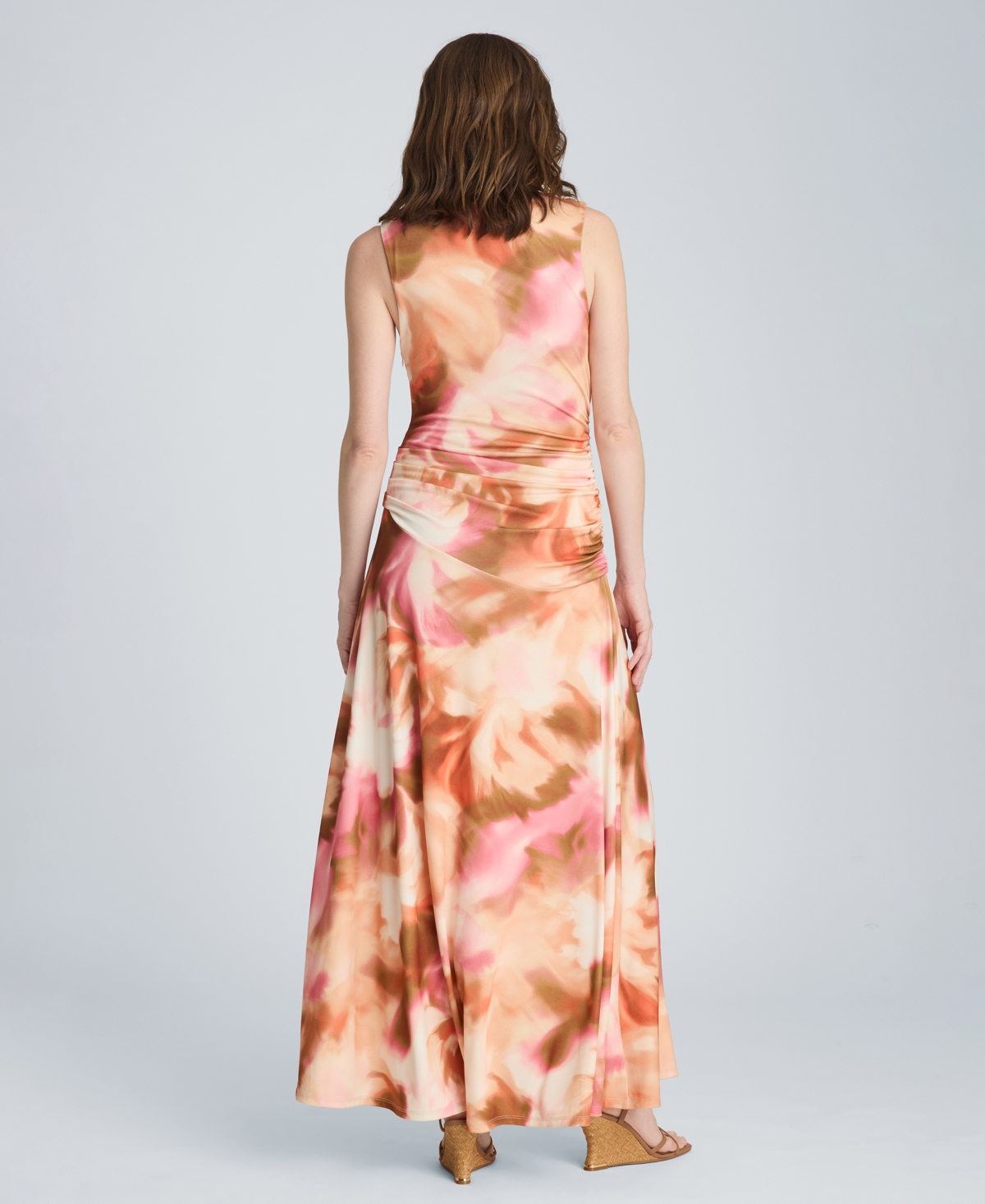 Kenneth Cole Women's Printed Sleeveless Maxi Dress