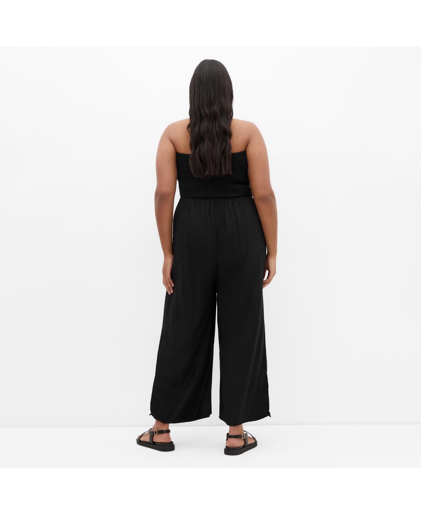 Женский комбинезон CITY CHIC Plus Size Ally Strapless Jumpsuit, цвет: Чёрный — фото 2