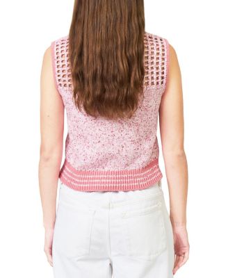 Women's Clover Sleeveless Mesh Polo