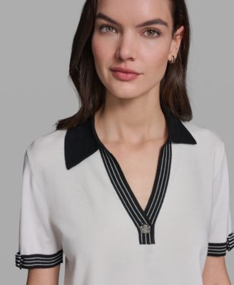 Women's Johnny Collar Sweater