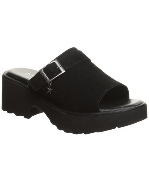 Женские сандалии BEARPAW Frances Platform Wedge, цвет: Чёрный