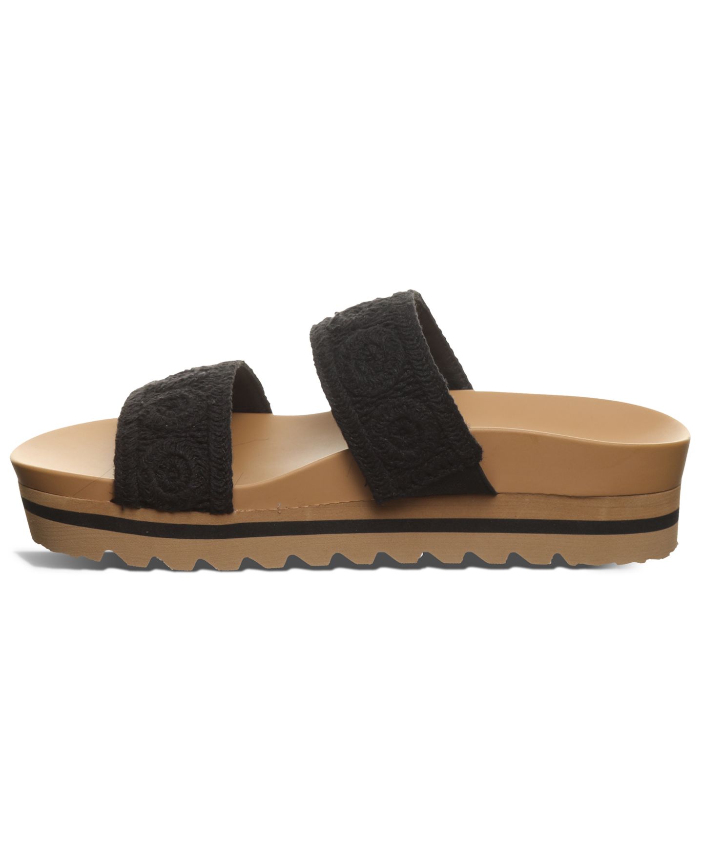 Женские сандалии Bearpaw Mandy Slip-On, цвет: Чёрный — фото 5
