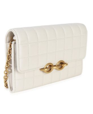 Crema Soft Calfskin Le Maillon Wallet On Chain