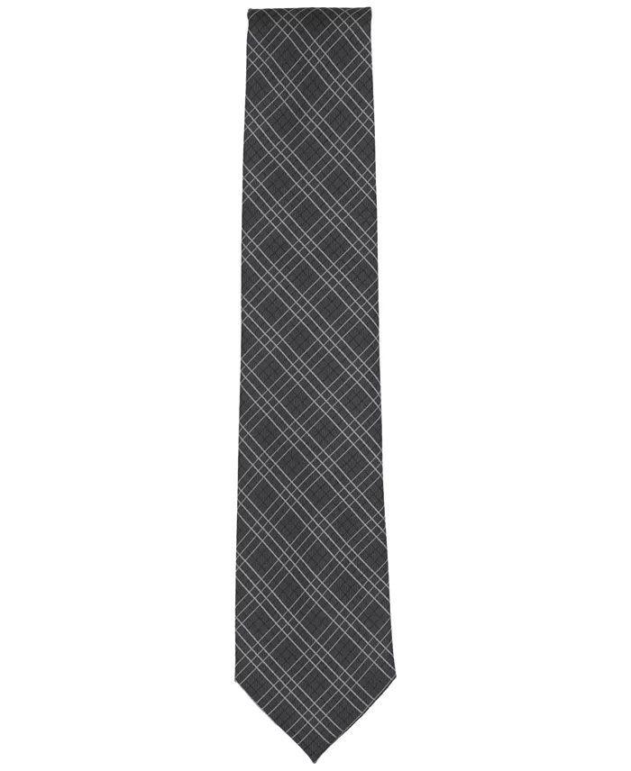 Men's Grid Pattern Tie - thumbnail 5