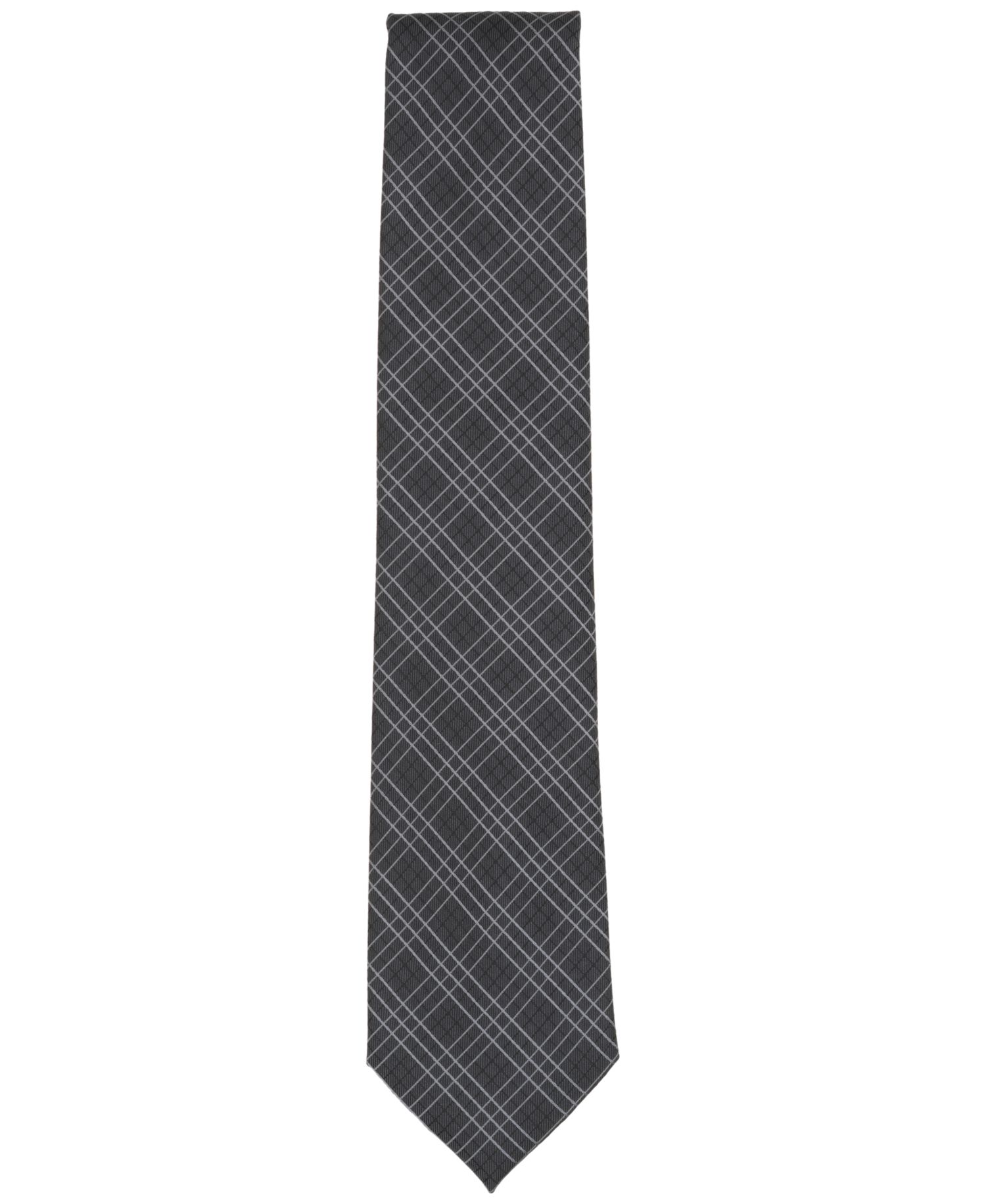 Men's Grid Pattern Tie