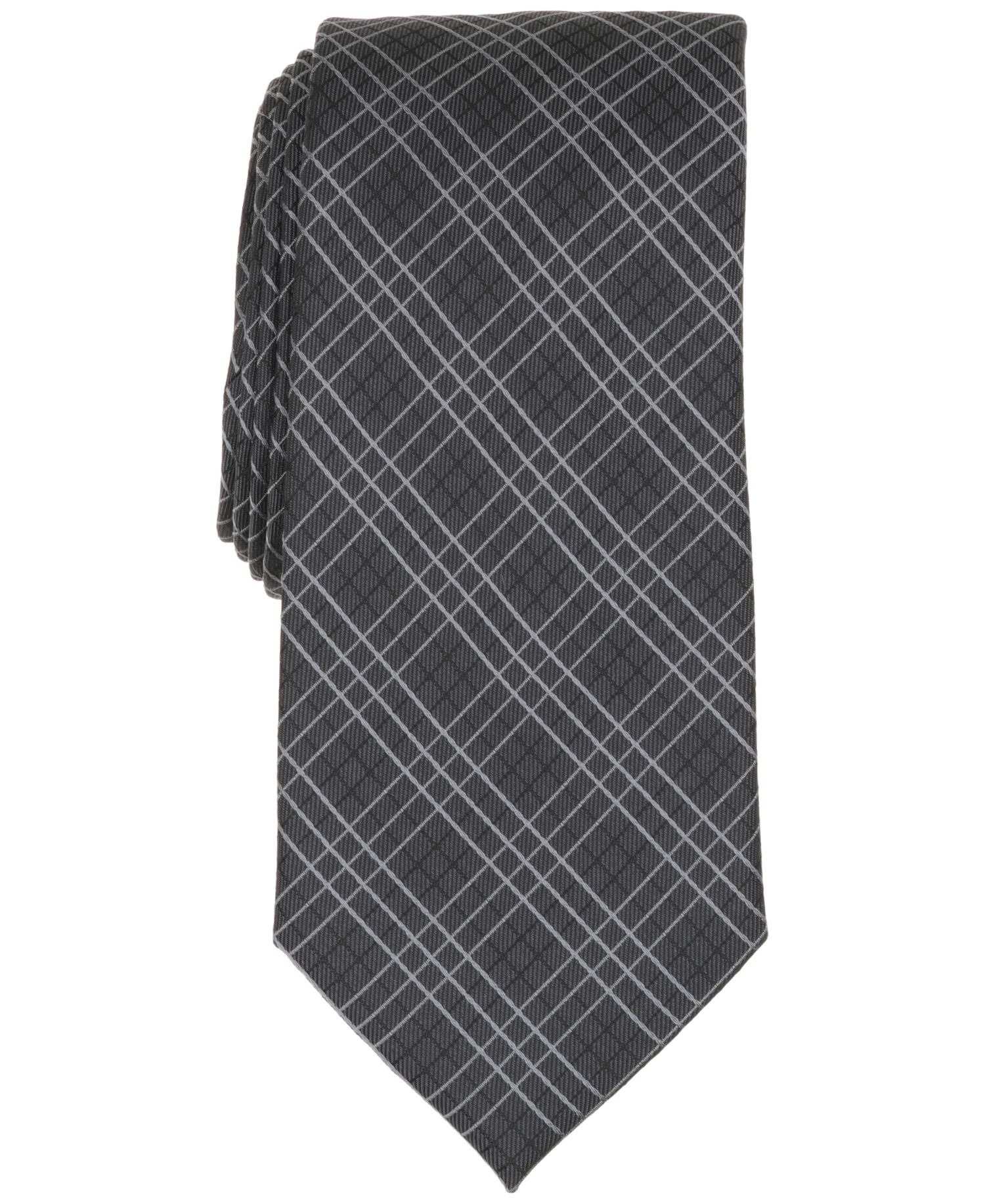 Men's Grid Pattern Tie