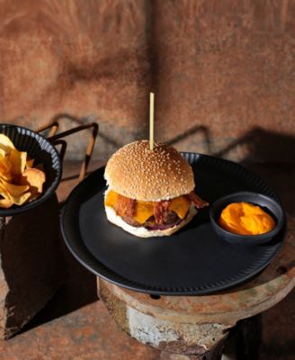 Stoneware Linhas Dinner Plates, Set of 6