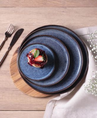 Stoneware Buffet Dinner Plates, Set of 6