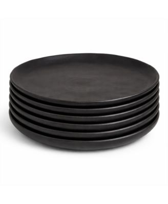 Stoneware Bread Plates, Set of 6