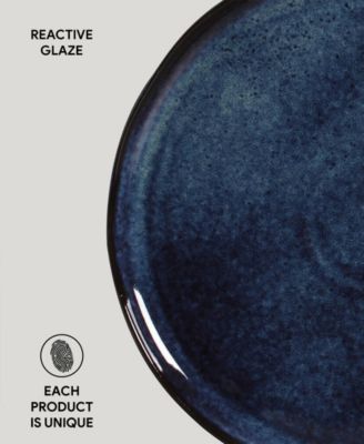 Stoneware Buffet Dinner Plates, Set of 6