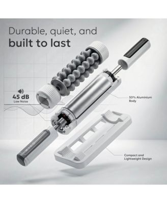 Swift Hands-Free Rolling Percussive Massager for Muscle Recovery, Tension Relief, and Relaxation