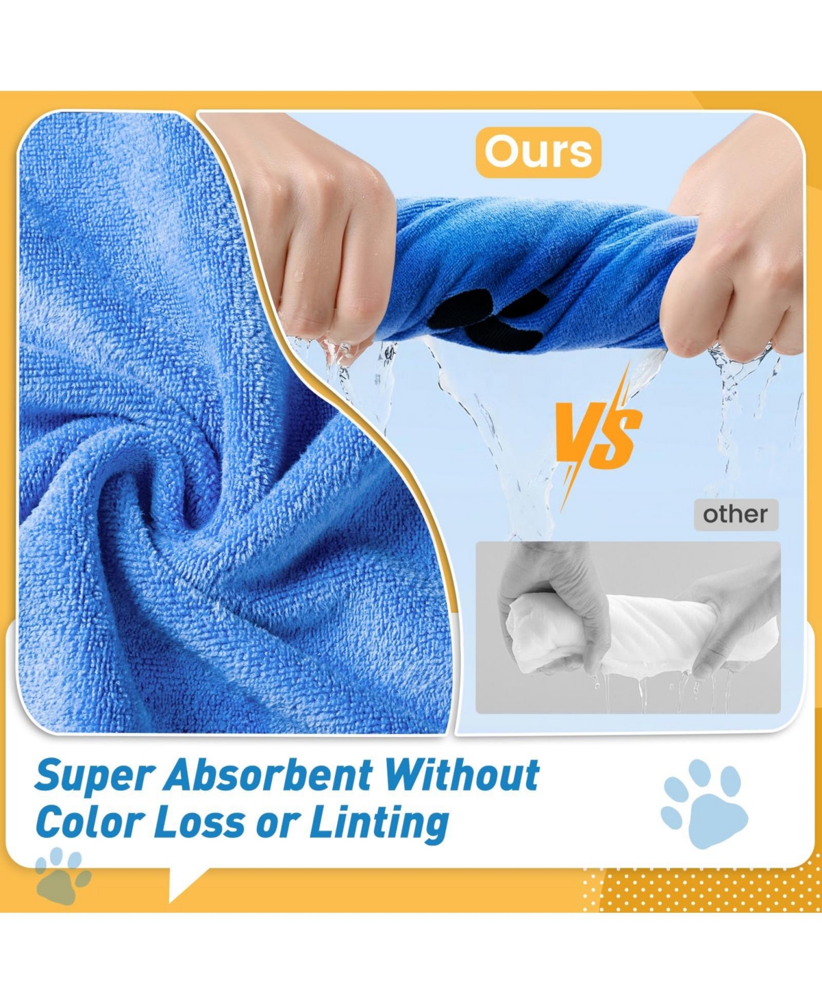 Aronkl Pet Bath Grooming Kit with Shampoo Brush Washing Gloves Comb Quick Dry Towel for Dogs Cats