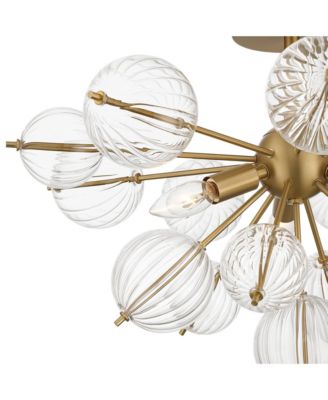 Possini Euro Magrania 23" Wide Gold Sputnik 3-Light Ceiling Light
