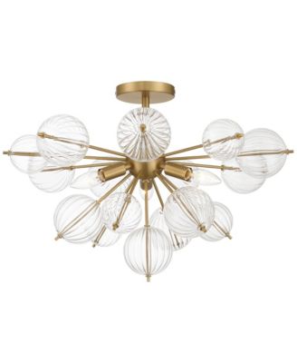 Possini Euro Magrania 23" Wide Gold Sputnik 3-Light Ceiling Light