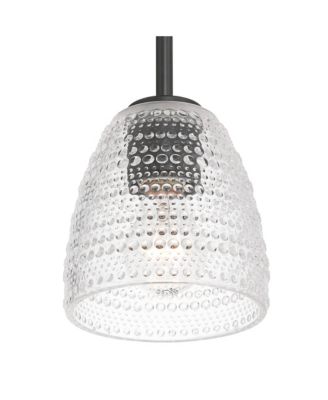 Possini Euro Sabrina 5 3/4"W Black Vintage Glass Mini Pendant Light