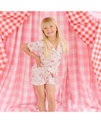 Big Girls Cherry Bows Lounge Set