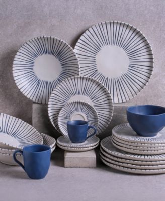 Elemento Stoneware Dinner Plates, Set of 6