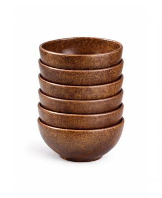 Stoneware Soup Bowls, Set of 6