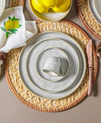 Stoneware Dinner Plates, Set of 6