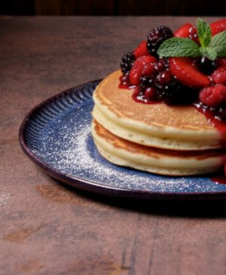 Stoneware Linhas Dessert Plates, Set of 6