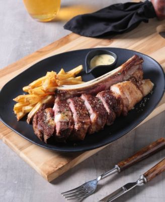 Stoneware Oval Dinner Plates, Set of 6