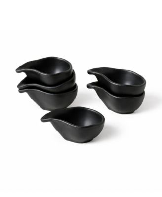 Stoneware Teardrops, Set of 6