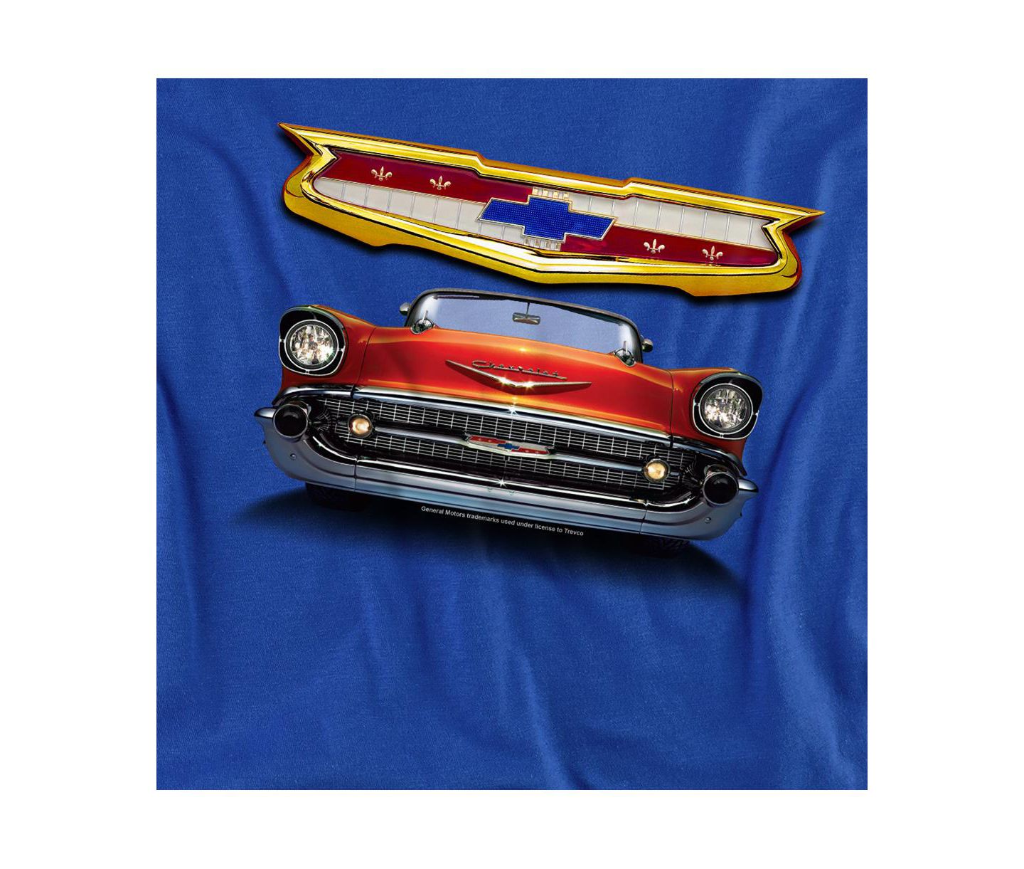 Мужская футболка Logovision Chevrolet, цвет: Королевский синий — фото 3