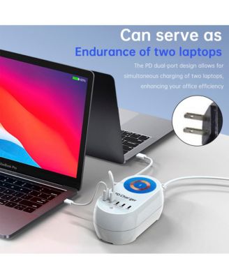 140W Charger - 5 Port Fast Charging Station with 100W PD and 15W MagSafe