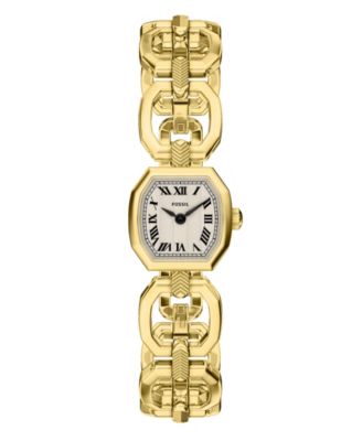 Women's Harlow Mini Two-Hand Gold-Tone Stainless Steel Watch 20mm