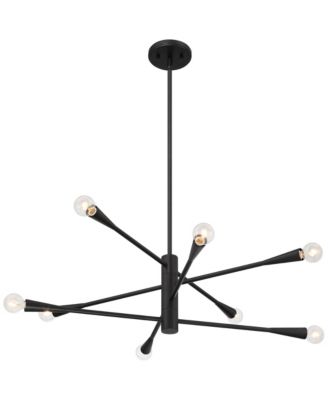 Livonia Matte Chandelier Modern Sputnik 8-Light Fixture for Dining Room House Foyer Kitchen