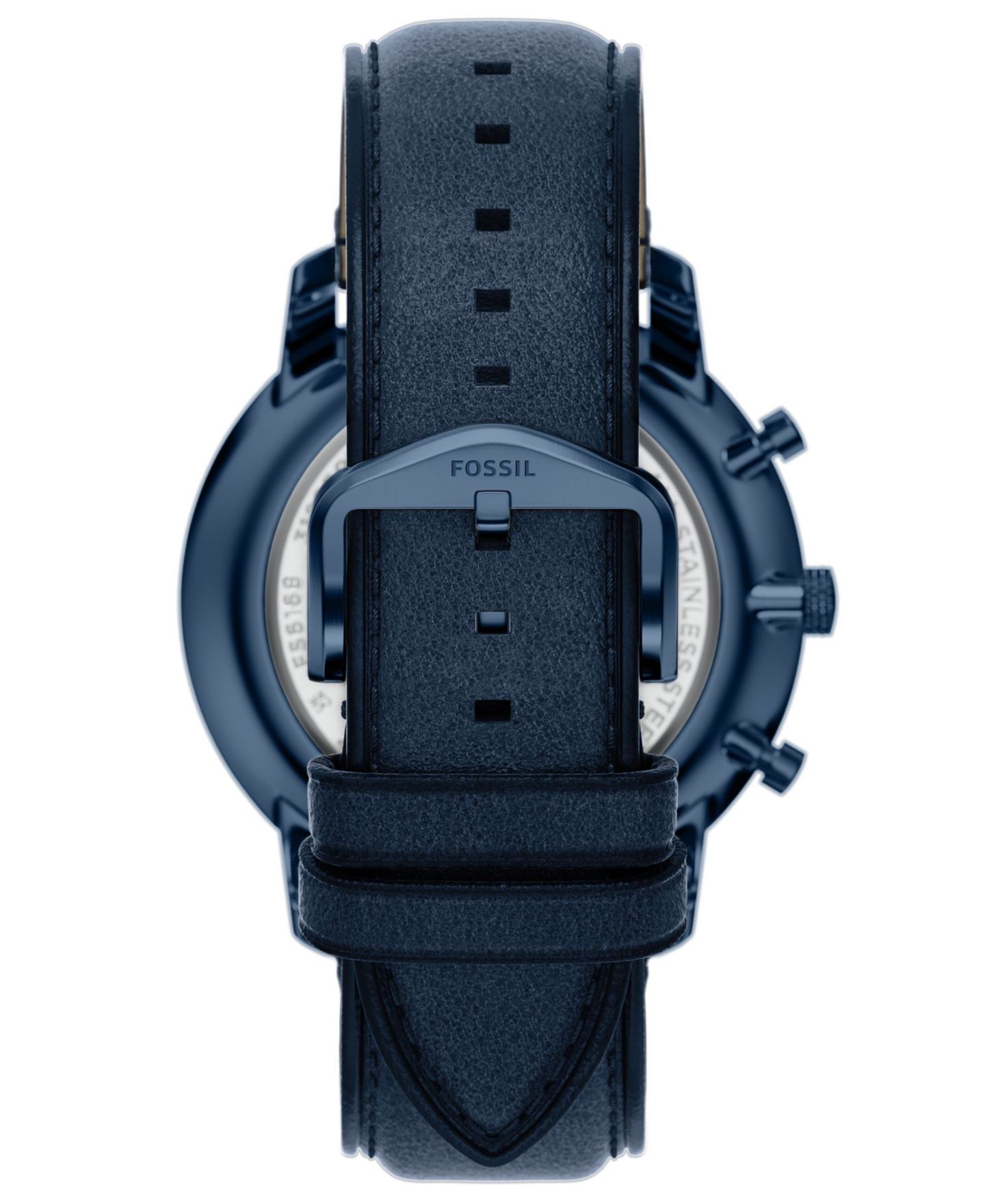 Мужские часы Fossil Neutra Chronograph Navy Leather Watch 44mm — фото 2