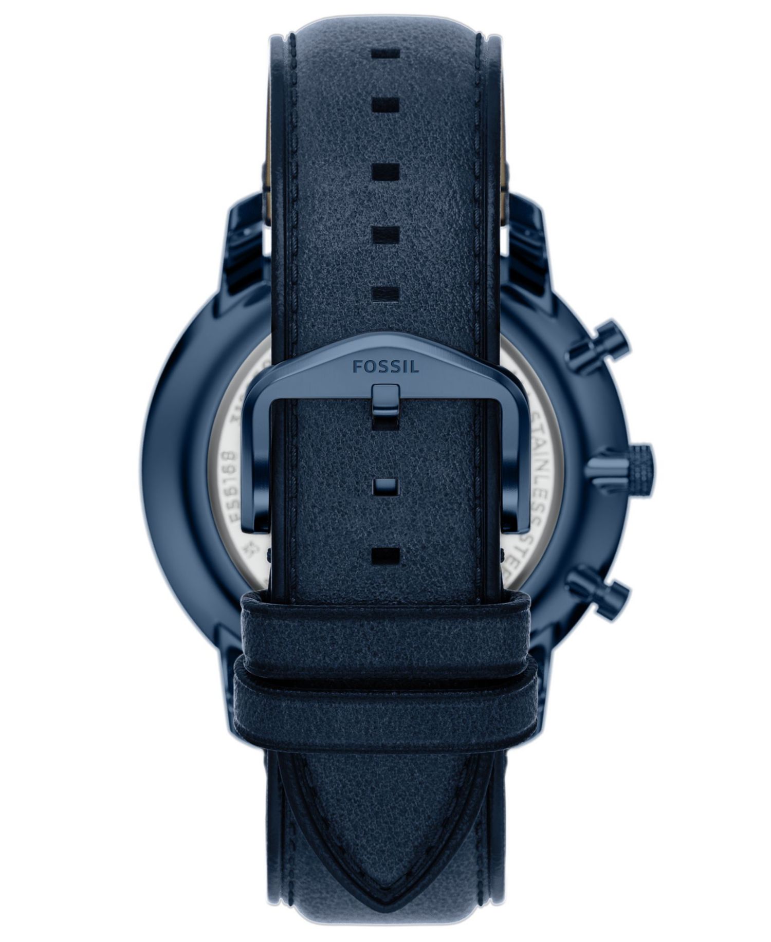 Men's Neutra Chronograph Navy Leather Watch 44mm