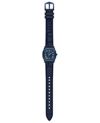 Women's Harlow Three-Hand Navy Leather Watch 27mm