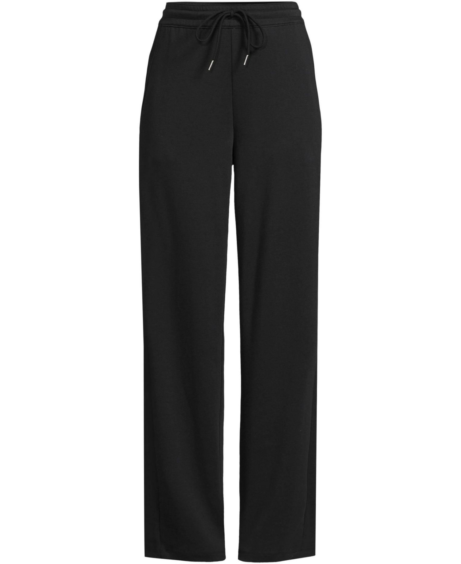Women's Tall Sport Knit High Rise Pull On Relaxed Straight Leg Pants