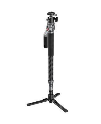 4-Section Carbon Fiber Photography Monopod with Ball Head, 65.6" Maximum Height
