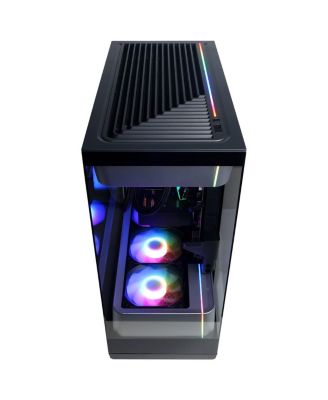 Gamer Supreme Liquid Cooled Gaming Desktop Computer, AMD Ryzen 9 9900X 4.4GHz, 32GB RAM, 2TB SSD, NVIDIA GeForce RTX 5070 12GB, Windows