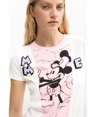Women's Two-tone Mickey Mouse T-shirt