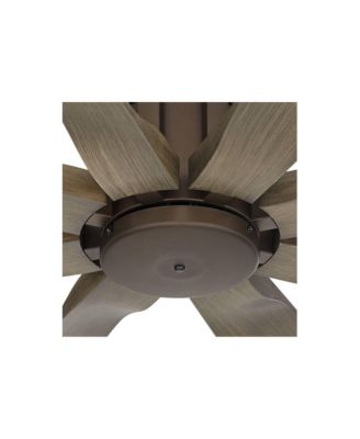 Defender Industrial Rustic Indoor Outdoor Ceiling Fan Remote Oil Rubbed Weathered Rated Patio