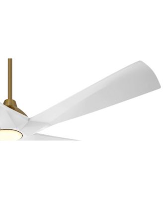  Possini Euro Eloquent Brass LED Ceiling Fan w/  Rod