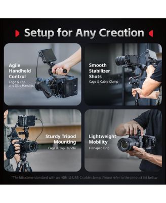 Cage Kit with Top Handle for Nikon ZR Camera