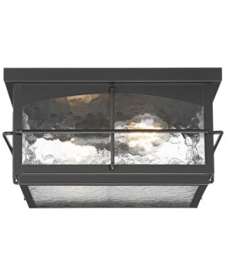 Braylon Hammered Glass Outdoor Ceiling Light