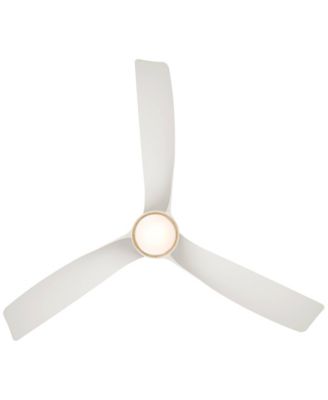 60" Artistry Soft Brass LED Damp Ceiling Fan