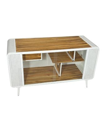 Zeus and Ruta 55.12" Spacious Glass Cat House with Tempered Glass for Living Room, Hallway, Study and Home