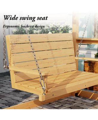 Solid Wood Pavilion Style Swing Chair, Garden Swing, Porch Swing