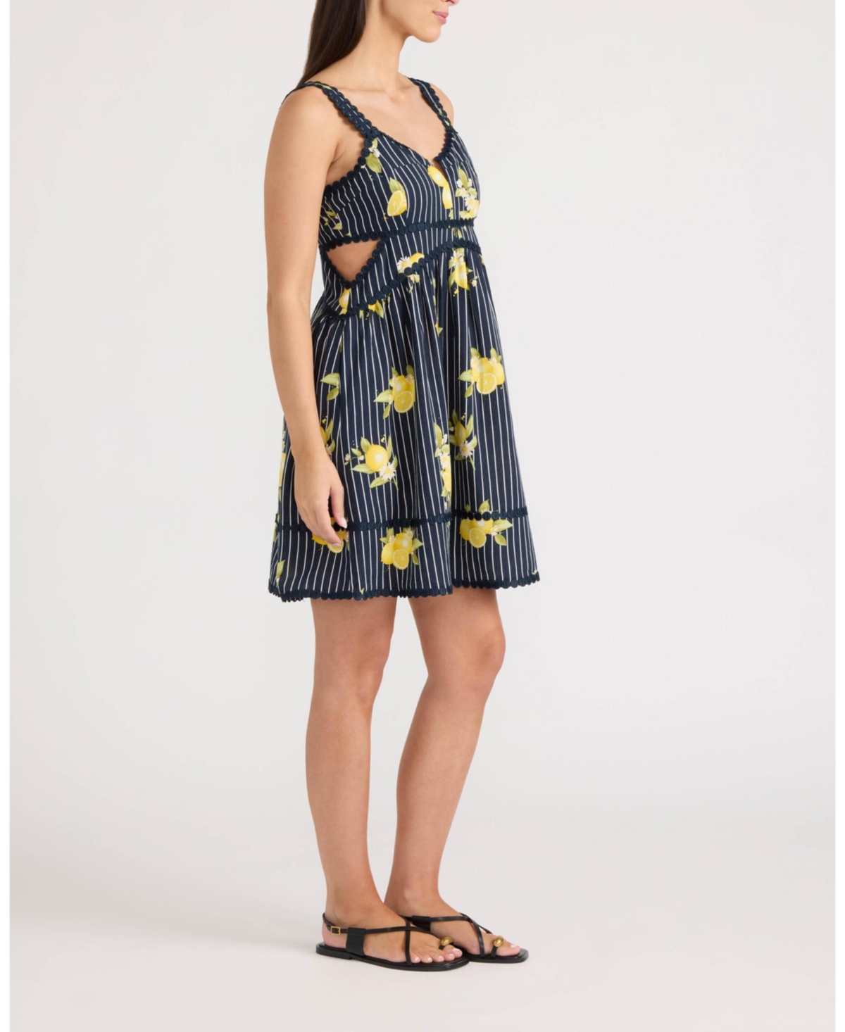 Ellen Tracy Women's Dress with Side Cutouts