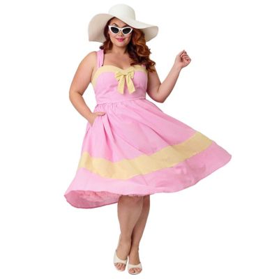 Plus Size Picnic Pretty Swing Dress