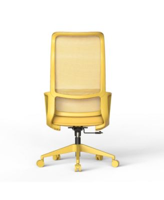 Ergonomic Office Chair, Mesh Breathable High Back Computer Chair with Adjustable Lumbar Support, Foam Seat Cushion for Home Office