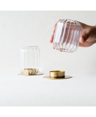 Kira Glass Lantern - set of 2