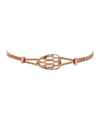 Pre-Owned Bvlgari Serpenti Seduttori Chain Bracelet - 18k rose gold
